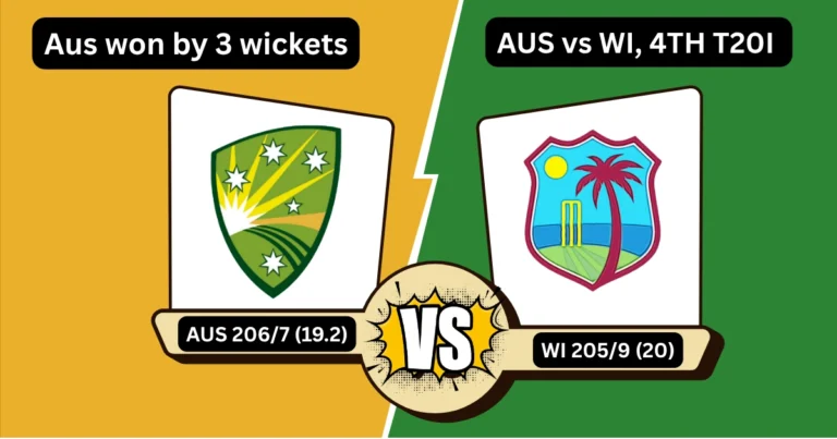 ऑस्ट्रेलिया बनाम वेस्टइंडीज चौथा T20I