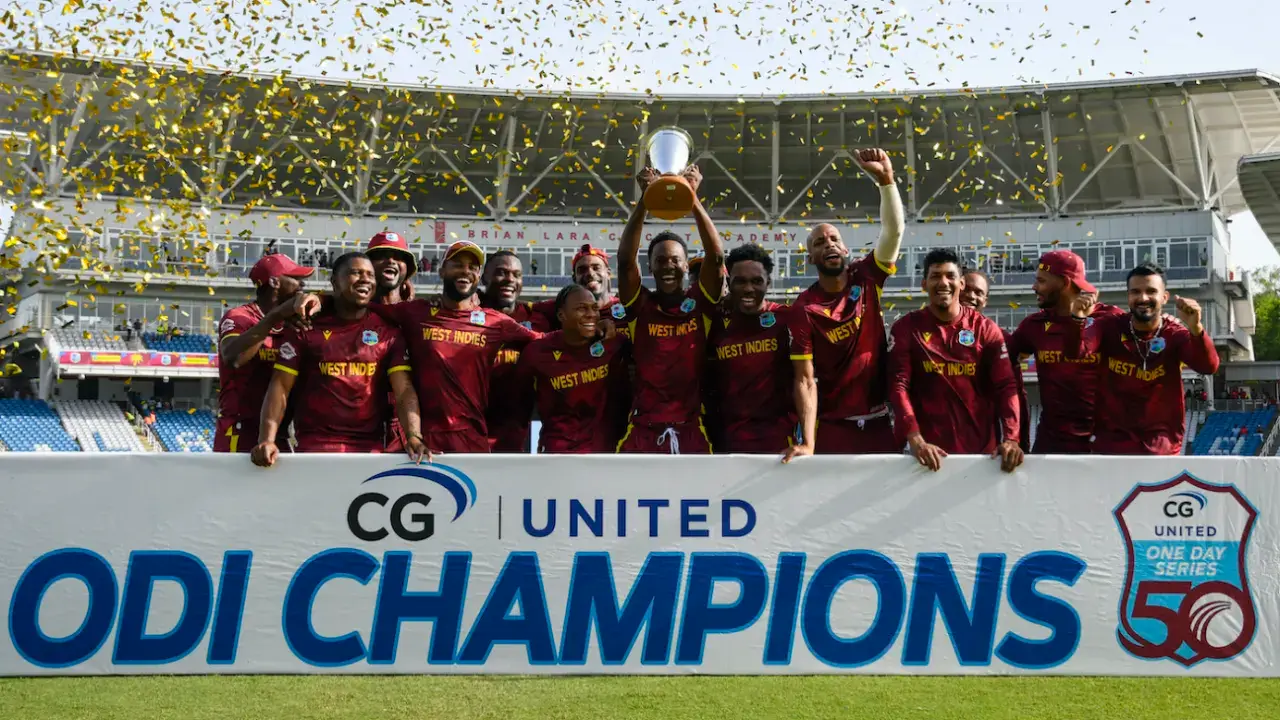 वेस्ट इंडीज ने पाकिस्तान को 202 रन से हराया