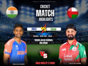 Ind vs Oman